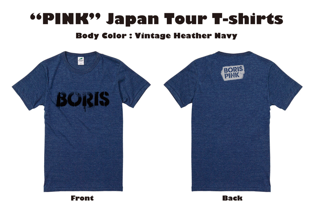 Boris / PINK Japan Tour T-shirt M (残少)