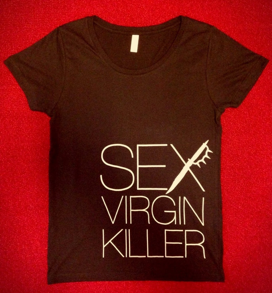 SEX VIRGIN KILLER / ロゴTシャツ　黒 (Lady's only)