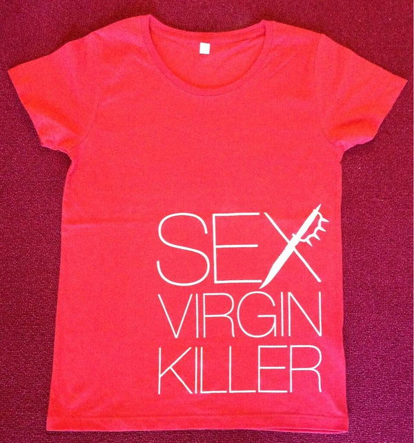 SEX VIRGIN KILLER / ロゴTシャツ　赤 (Lady's only)