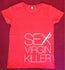 SEX VIRGIN KILLER / Logo-T Red (Lady's only)
