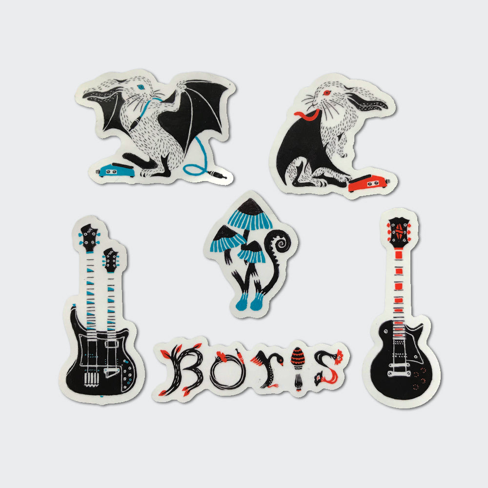 Boris / Love & Evol Sticker Set