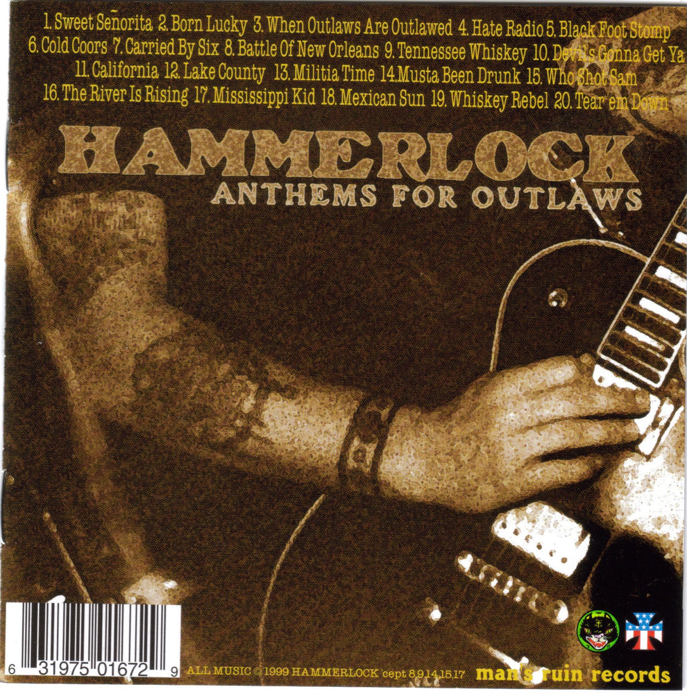 HAMMERLOCK / ANTHEMS FOR OUTLAWS