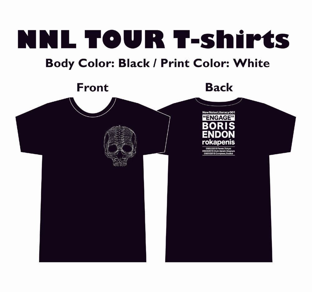 NNL001 Engage Japan Tour T-shirt (Boris, Endon, rokapenis)