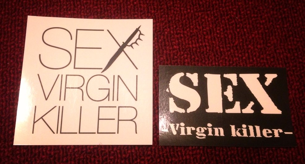 SEX VIRGIN KILLER / ステッカー　ロゴ2種セット